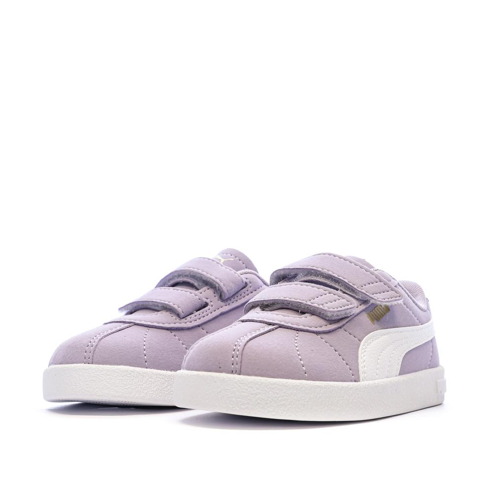 Baskets Mauves Fille Puma Club vue 6
