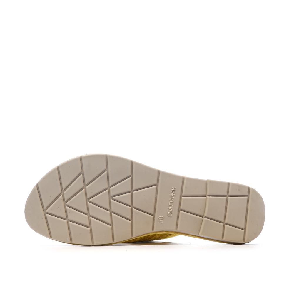 Sandalen Gelb Weiblich Chattawak Dacota Ansicht 5