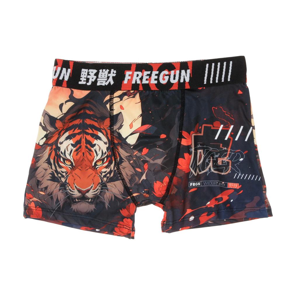 Boxer estampado negro/naranja para chicos Freegun TIG barato