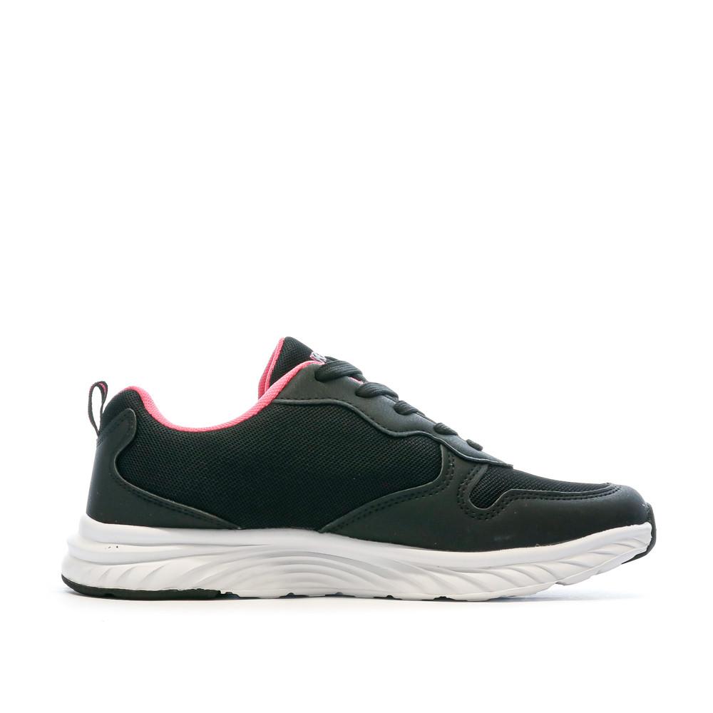 Baskets Noir/Rose Fille Kappa Delvis Lace vue 2