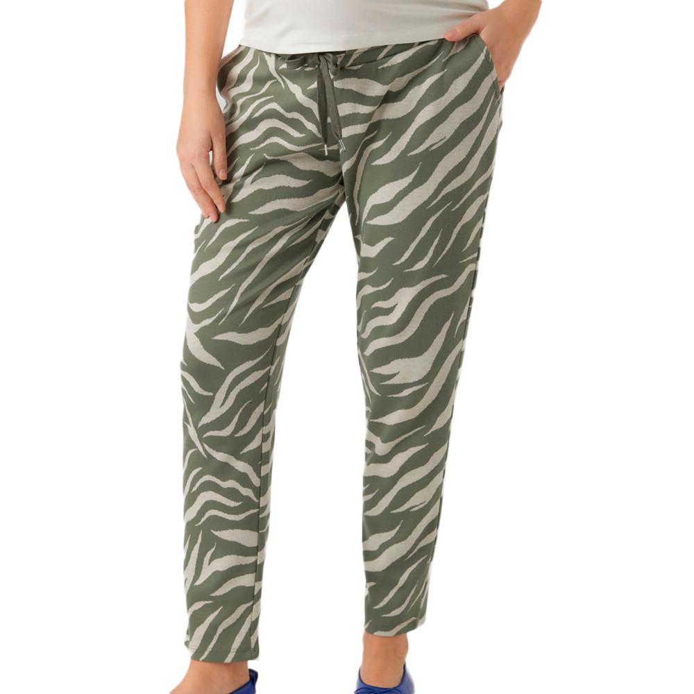 Mamalicious Lyates Women's Beige/Khaki Trousers affordable