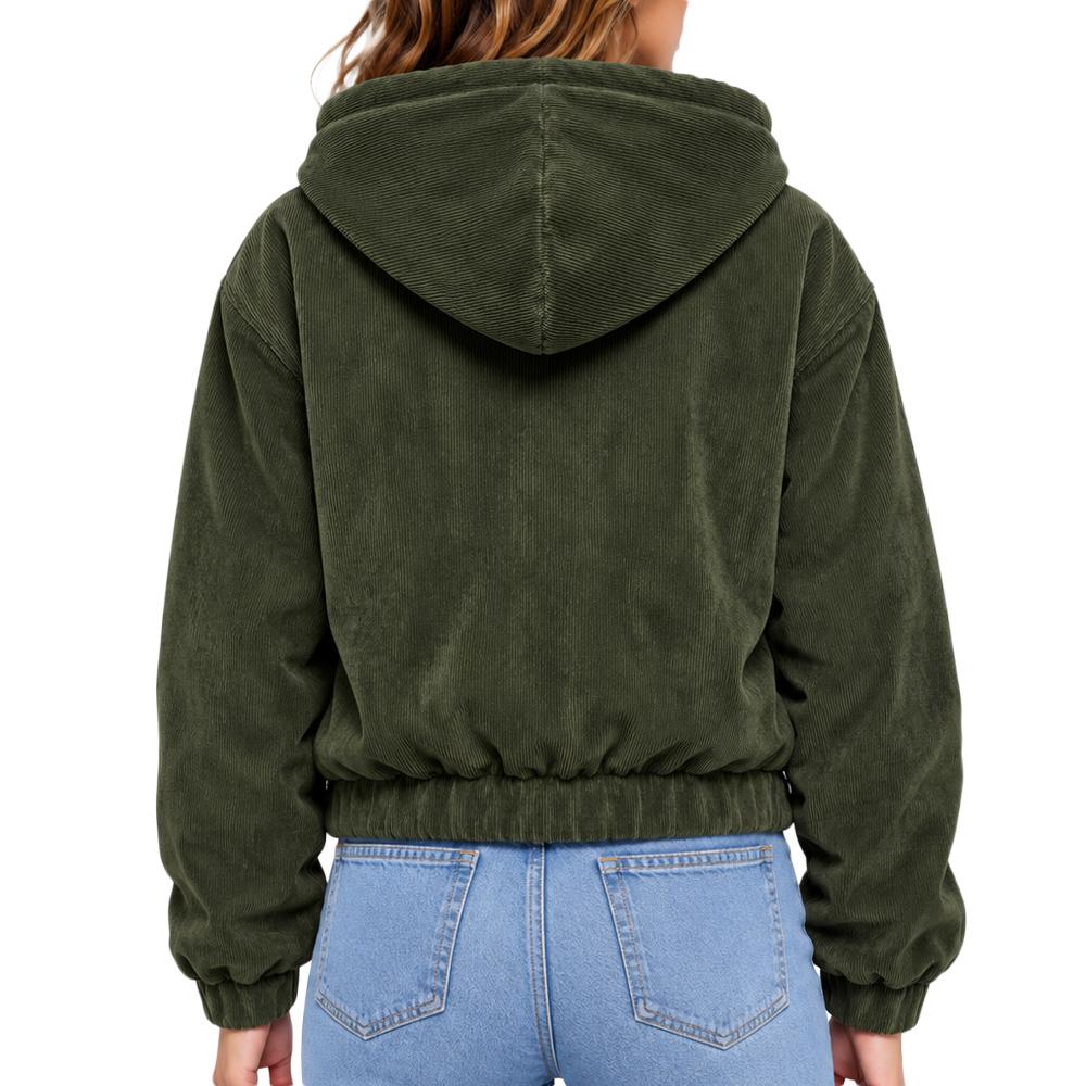 Damen-Jacke in Khaki von Only aus Cord Ansicht 2
