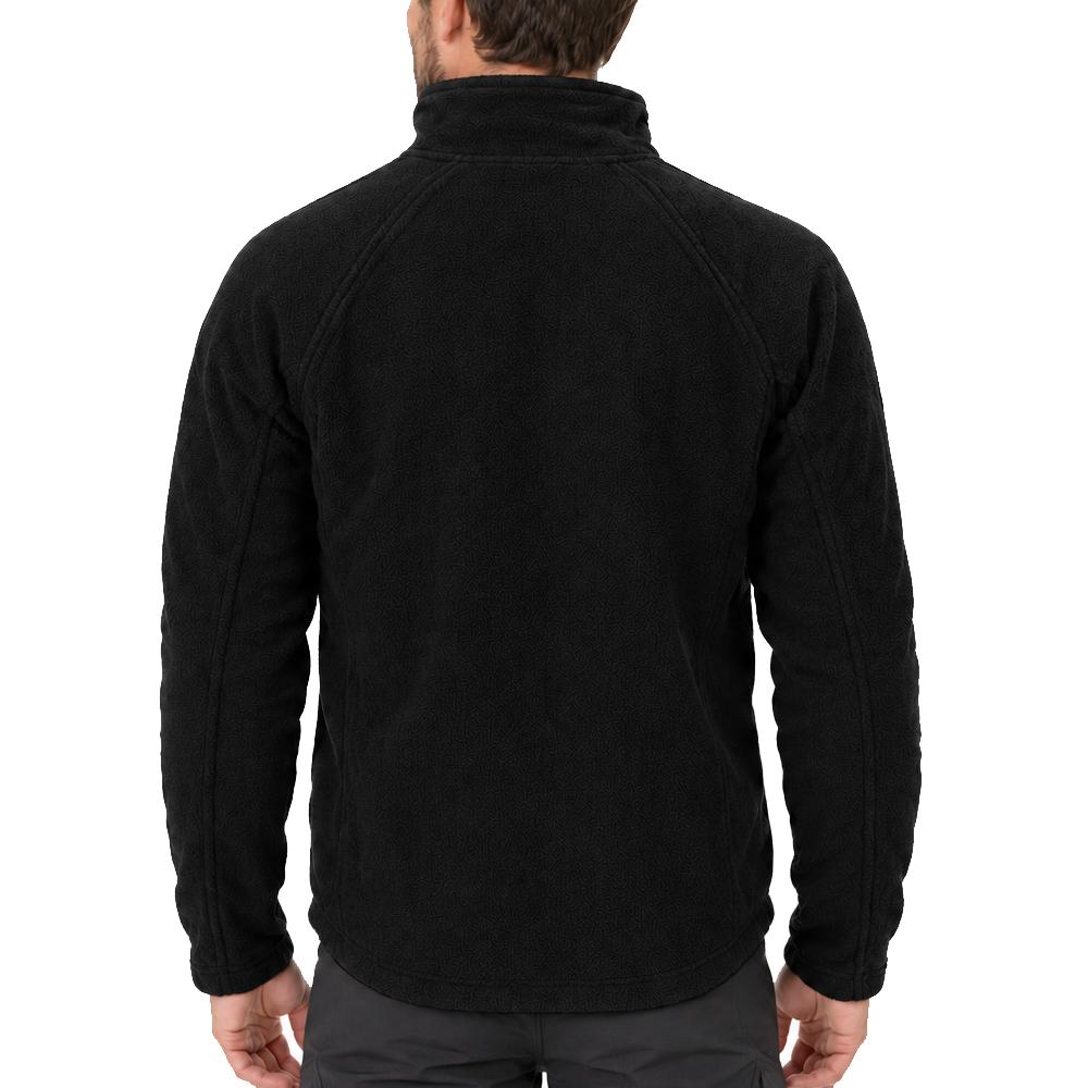 Jersey polar negro Best Mountain Victor para hombre ver 2