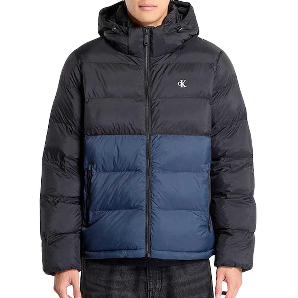 Daunenjacke Schwarz/Blau Mann Calvin Klein Jeans Nylon günstig