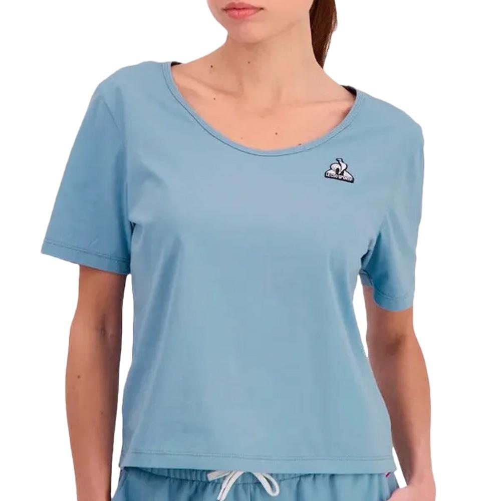 T-Shirt Blau Damen Le Coq Sportif Ess Tee Ss günstig