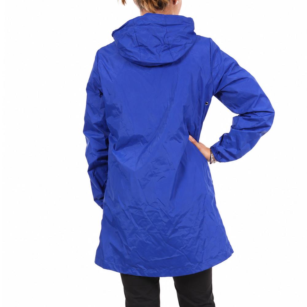 Chaqueta cortavientos azul para mujer Laura Jo impermeable ver 2