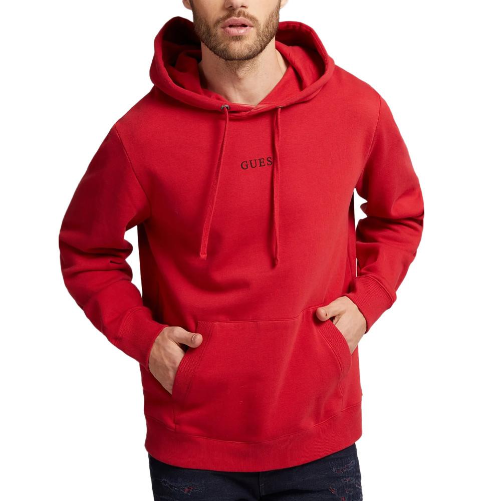 Kapuzenpullover Rot Herren Guess Essential günstig