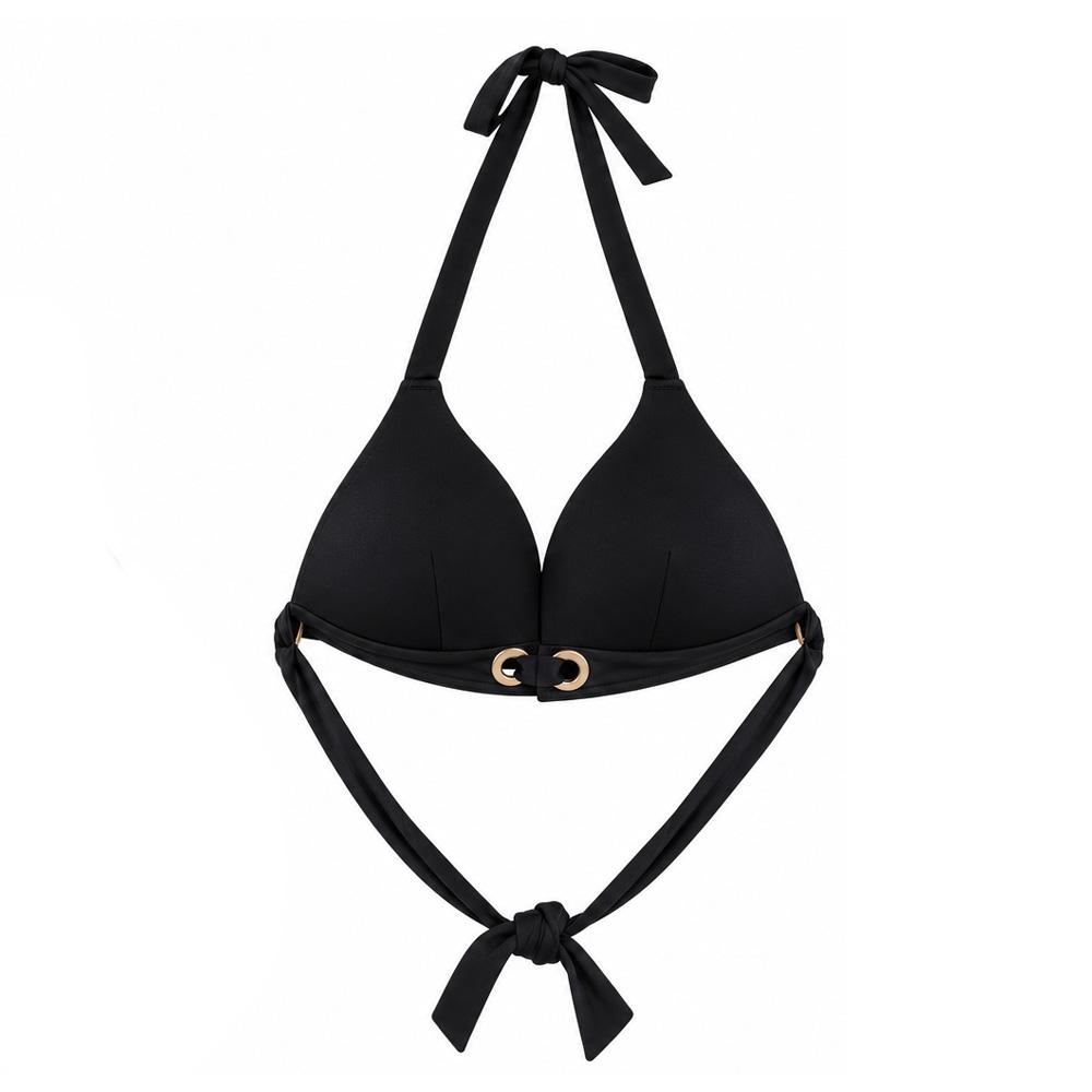 Top de bañador negro para mujer Grain de Sable Line ver 2