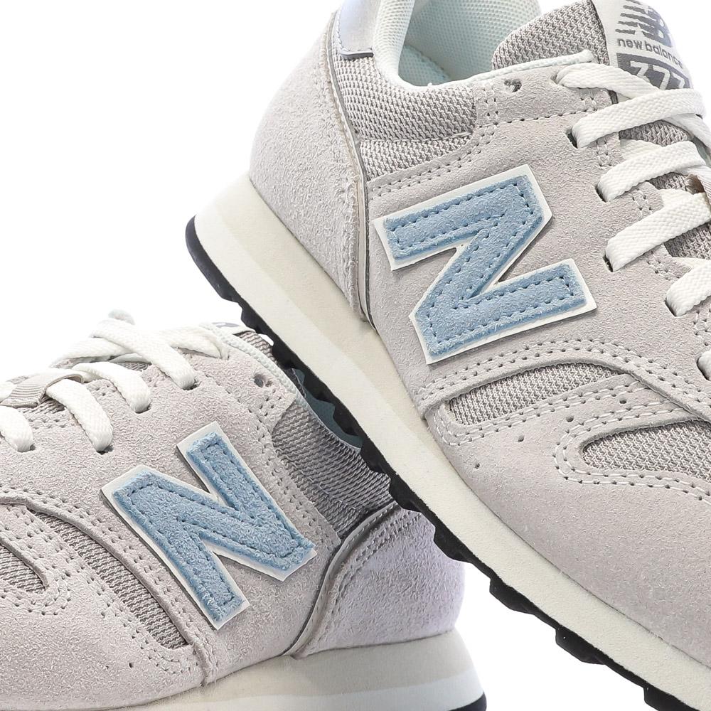Baskets Grises/Bleu Femme New Balance Sneakers 373 vue 7