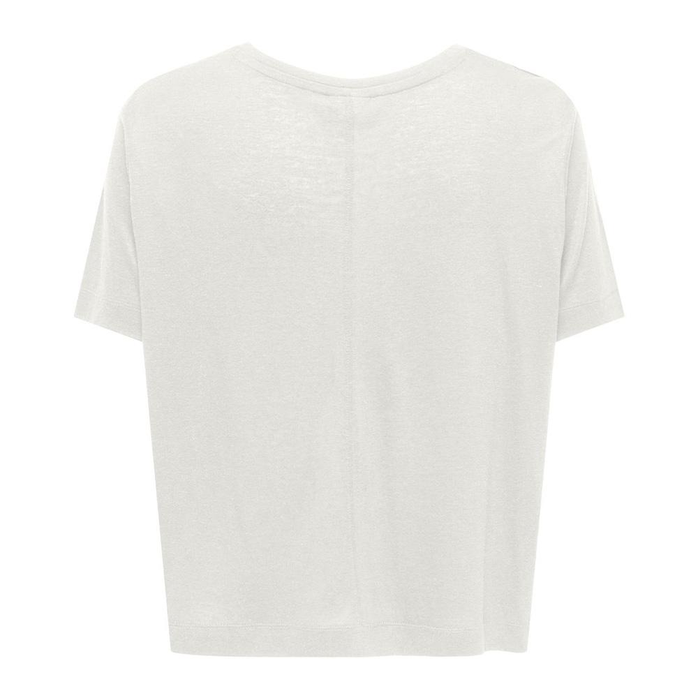 Camiseta beige para mujer JDY Gwen ver 2