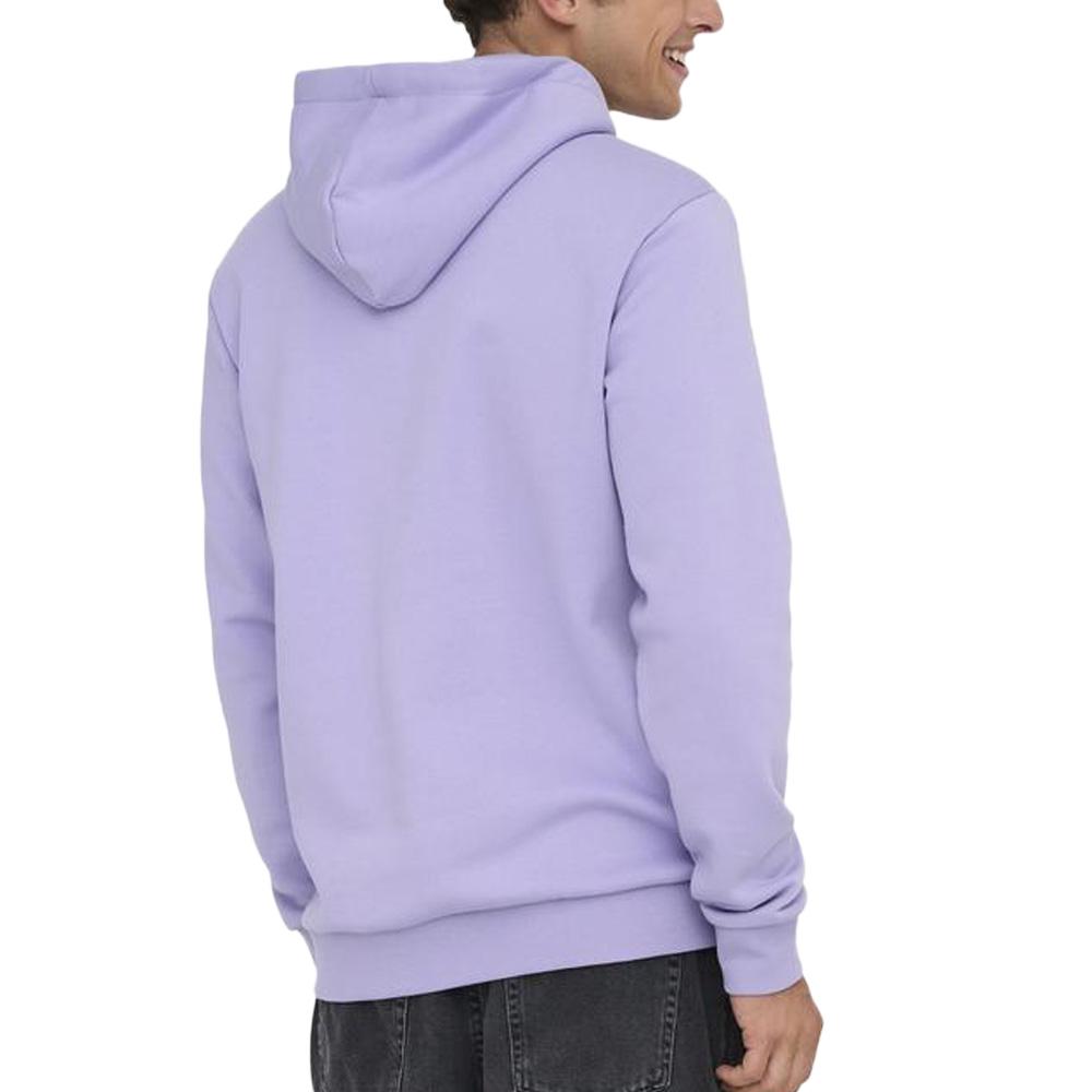 Herren Only &amp; Sons Ceres Kapuzenpullover Mittleres Lila Ansicht 2