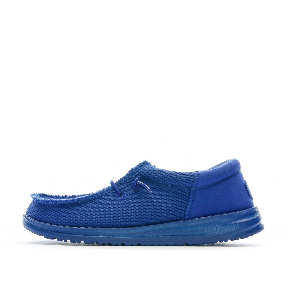 Schuhe Blau Jungen Hey Dude Wally Youth Funk Mono günstig