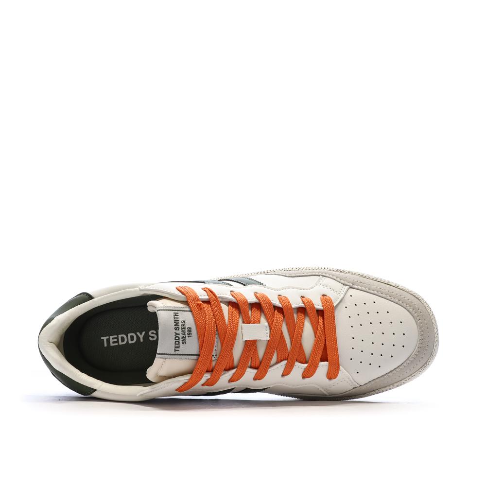 Teddy Smith Zapato Men's White/Khaki Sneakers Photo of the Espace des Marques %store% store - view of %key%