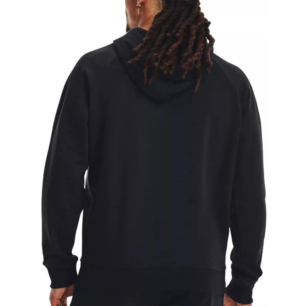 Sudadera con capucha Under Armour Rival Fleece Negra para Hombre 1379757 ver 2
