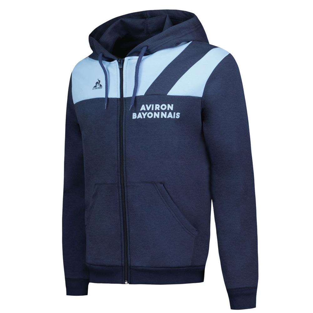 Aviron Bayonnais Sweat Blau Herren Le Coq Sportif Hoody Nr. 1 günstig