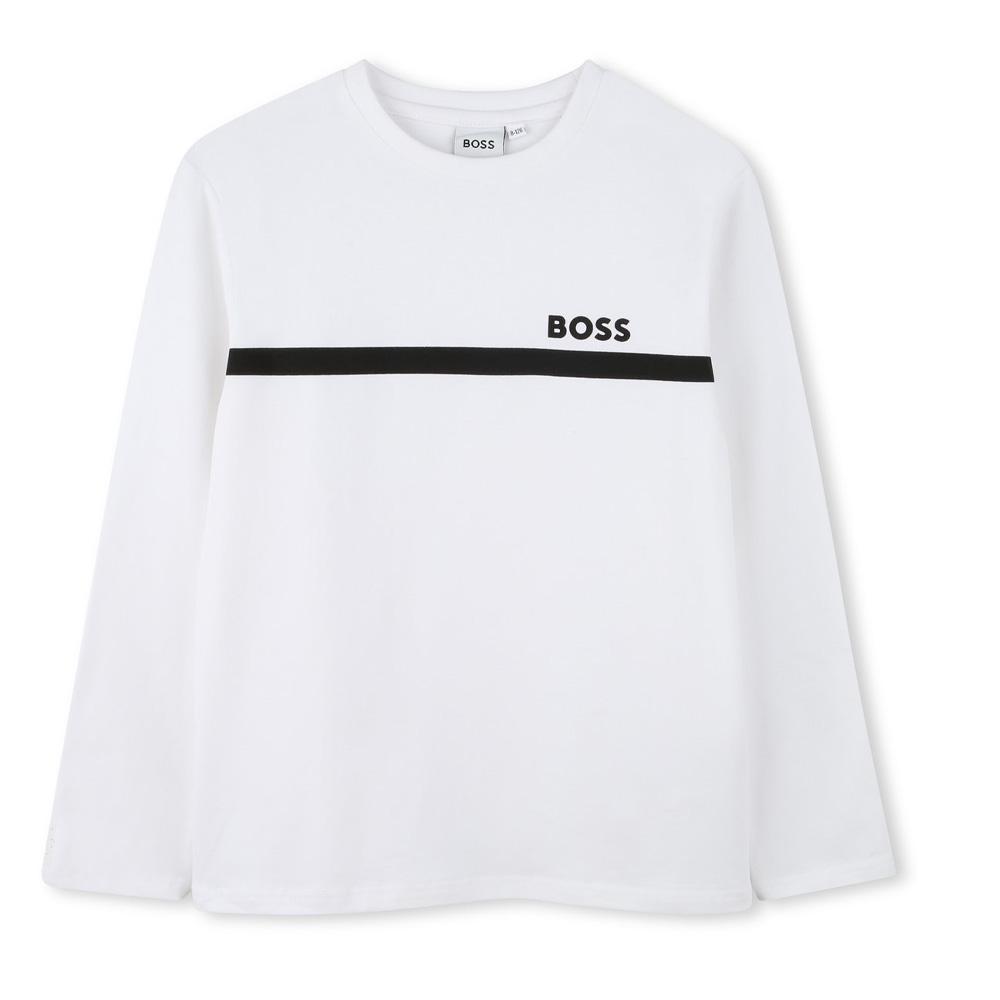 Hugo Boss Boys’ White T-Shirt J52727 affordable
