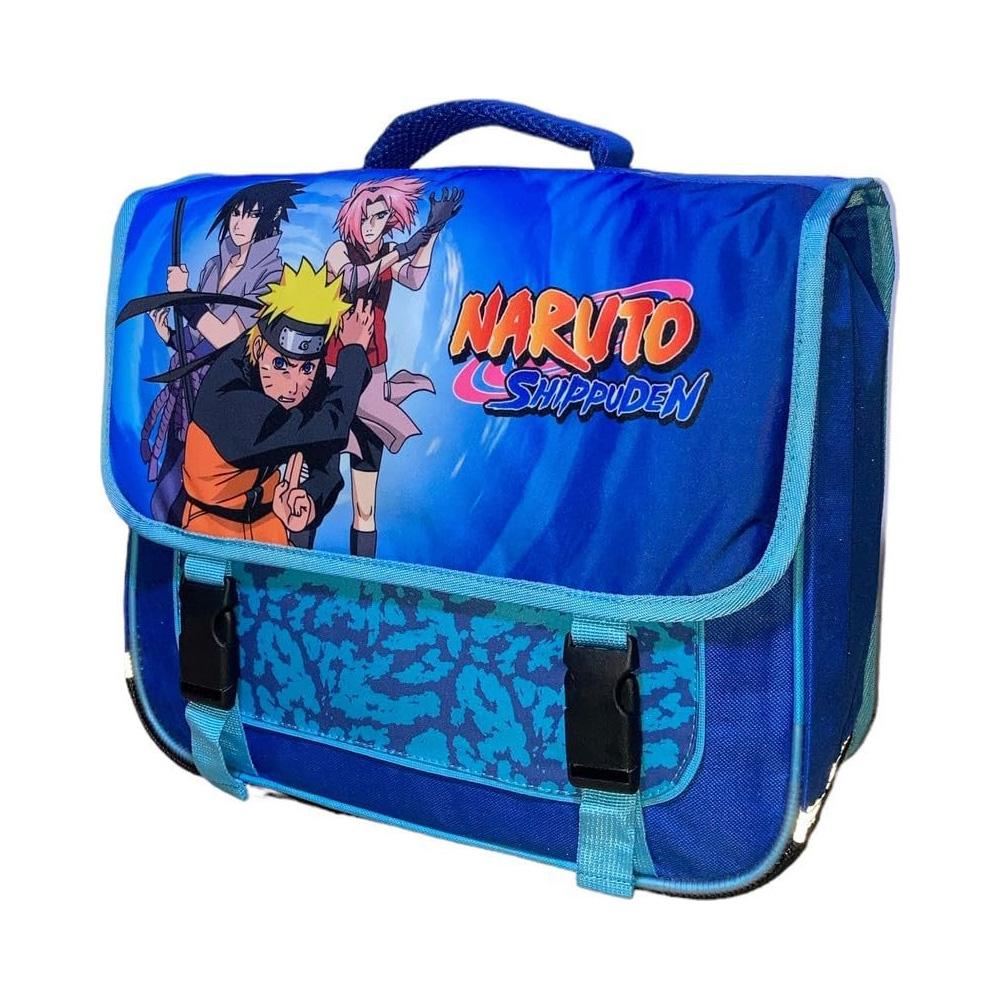 Mochila azul para niño de Naruto barato