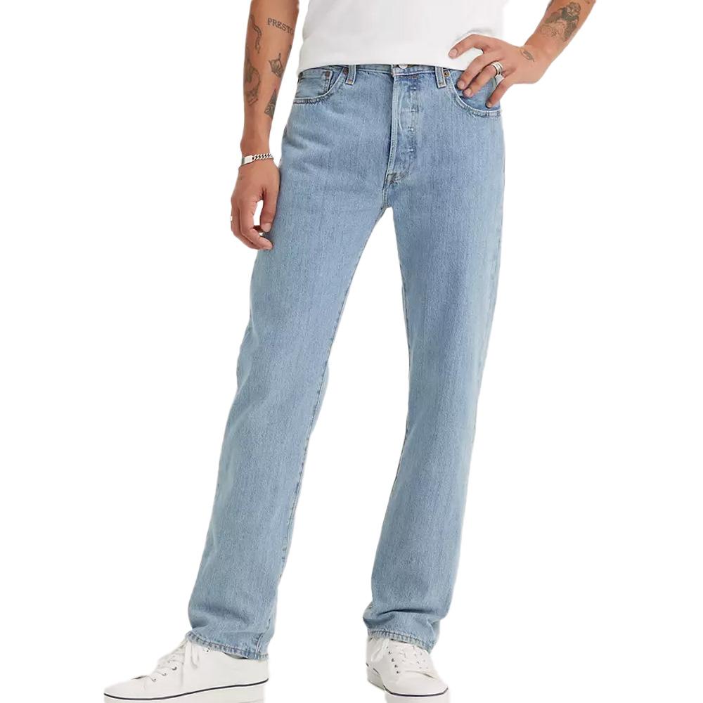 Jeans Hellblau Mann Levi's 501 Levis Original Fit günstig