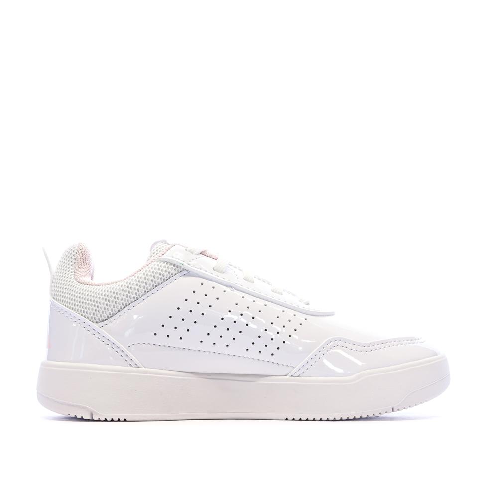 Zapatillas blancas/rosas para niño Adidas Tensaur ver 2