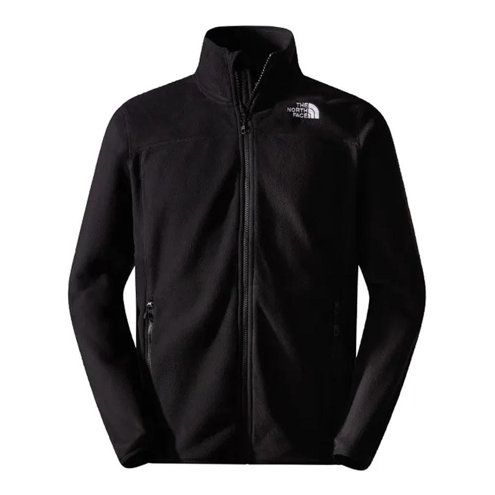 The North Face 100 Glacier Plain Black Unisex Fleece Jacket affordable