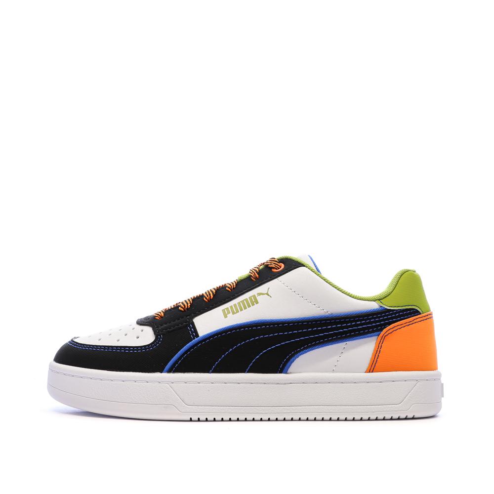 White/Black/Blue/Green Puma Caven 2.0 Starblitz Boys’ Trainers affordable