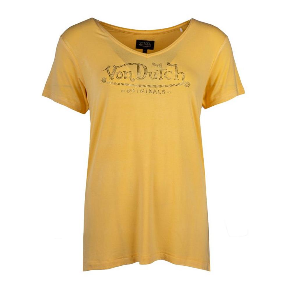 Camiseta amarilla Mujer Von Dutch ROAN barato