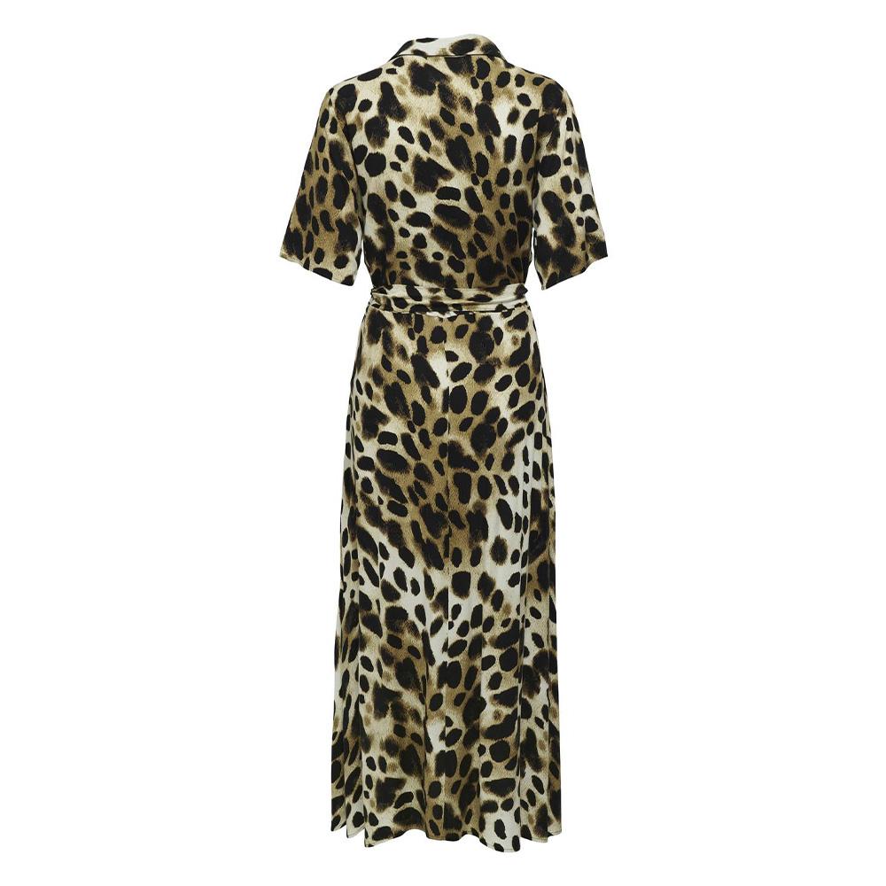 Starsezen Life Women's Brown/Ecru Leopard Print Dress 2/4 Photo of the Espace des Marques %store% store - view of %key%