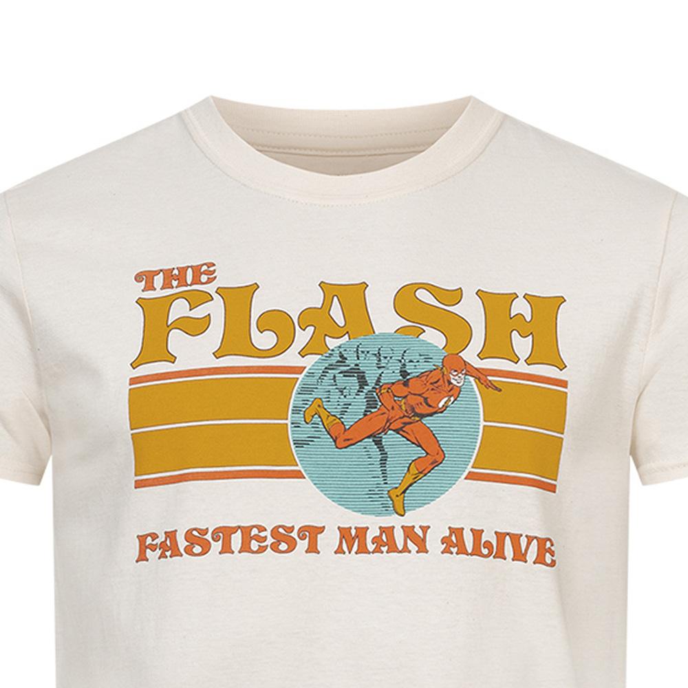 Men’s White T-shirt: 70s Comics Flash Photo of the Espace des Marques %store% store - view of %key%