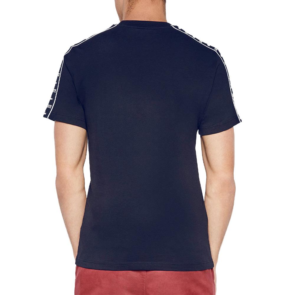 Camiseta azul marino para hombre de Lacoste TH7404 ver 2