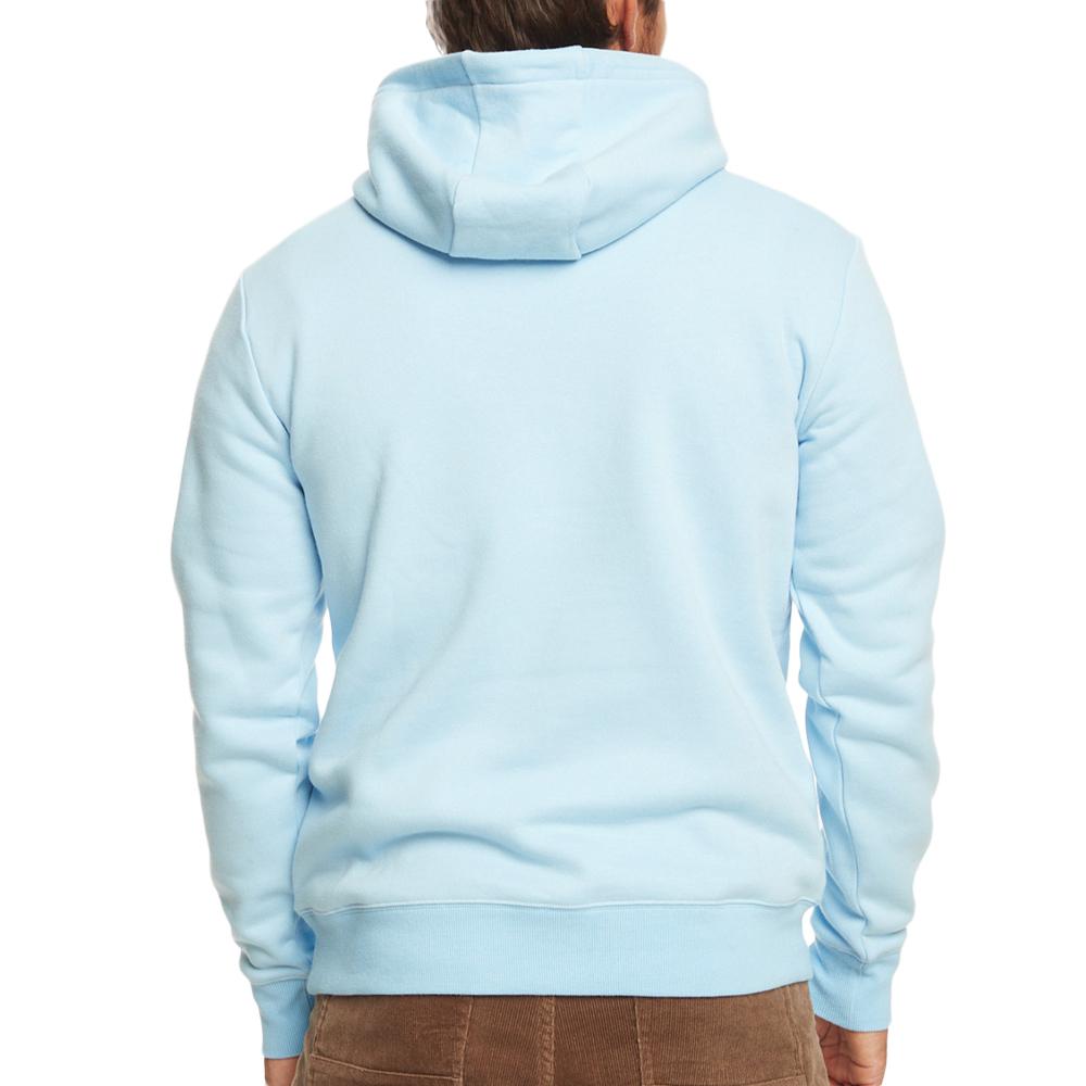 Hellblaues Quiksilver Biglogohood-Sweatshirt für Herren Ansicht 2