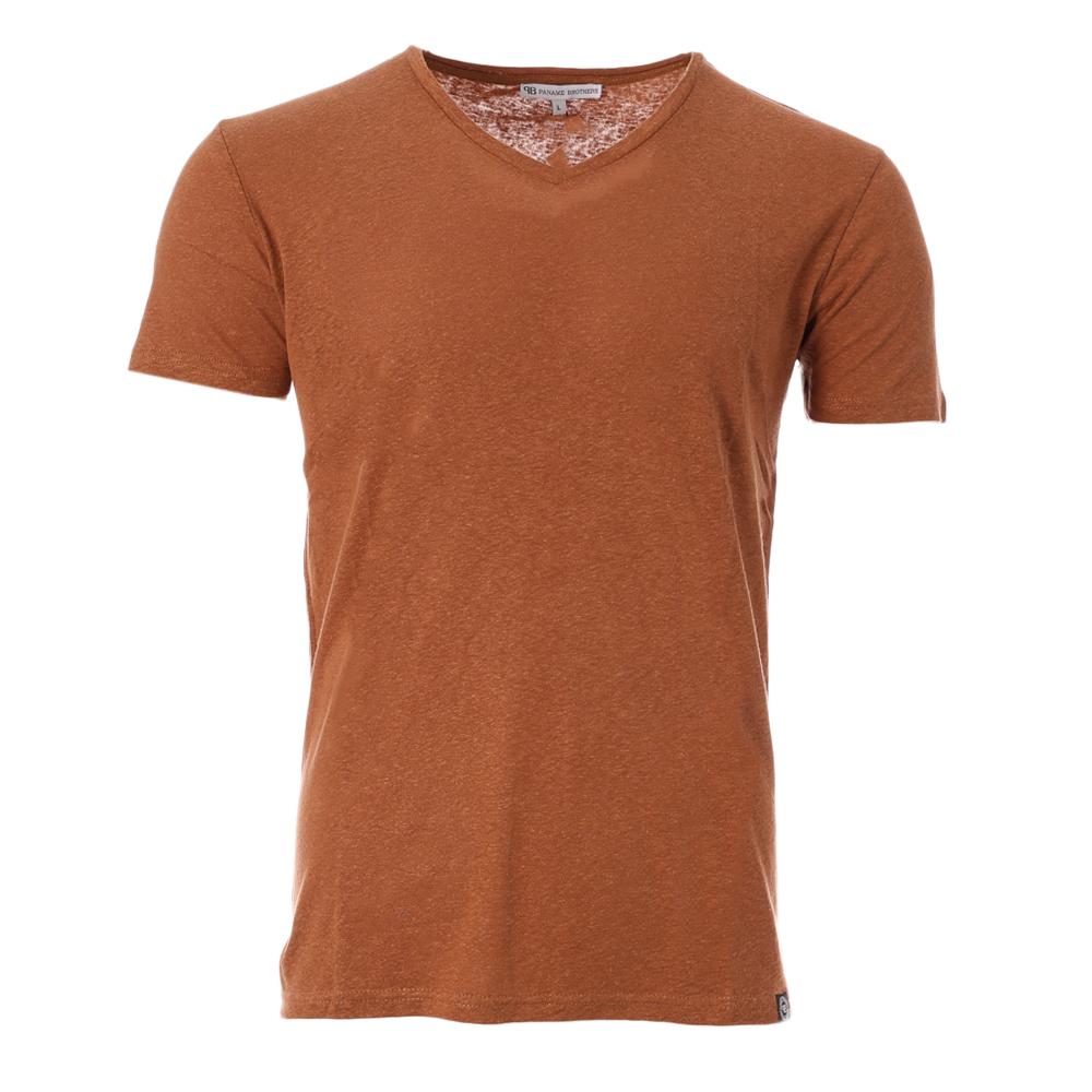 Camiseta Ocre Hombre Paname Brothers Tom barato