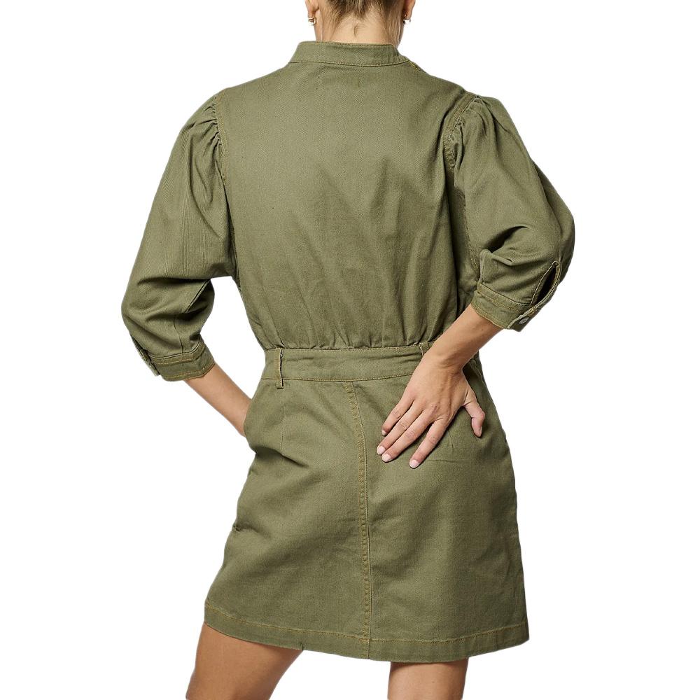 Kleid Khaki Frau Kaporal MARIL Ansicht 2