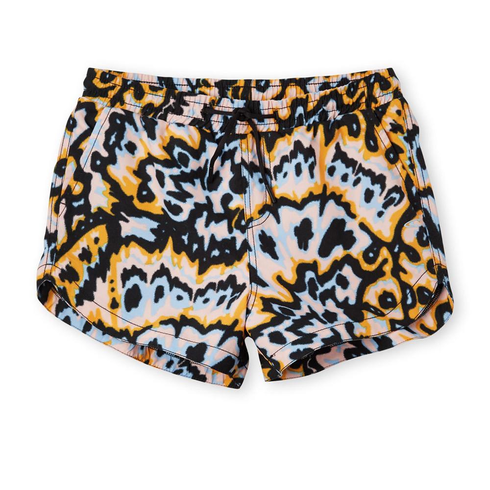 Pantalón corto de playa O'Neill Aop naranja/negro/azul para niña barato