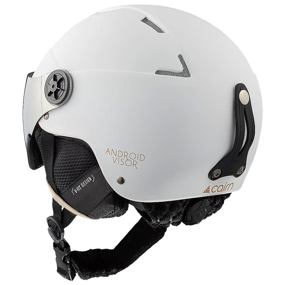 Casque Blanc Homme Cairn Android Visor vue 2