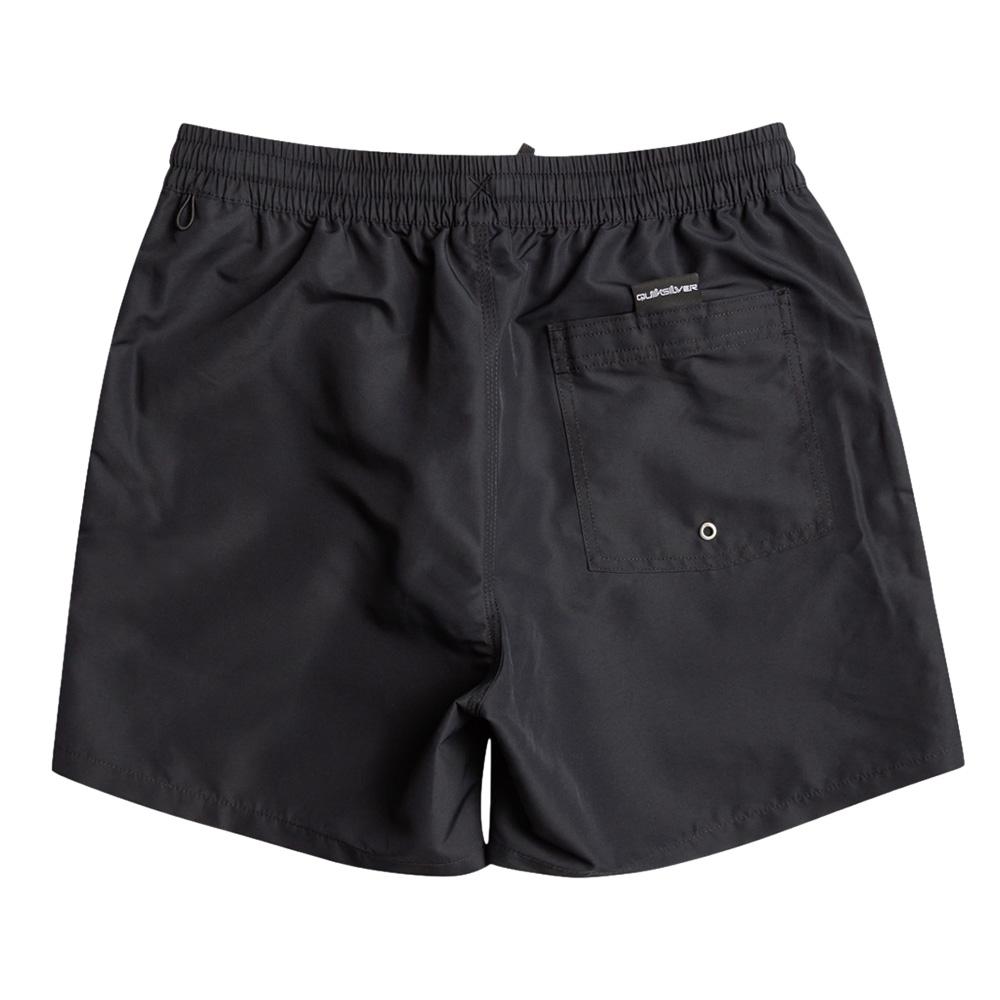 Quiksilver Beach Please 16 Badeshorts für Herren, schwarz/orange Ansicht 2
