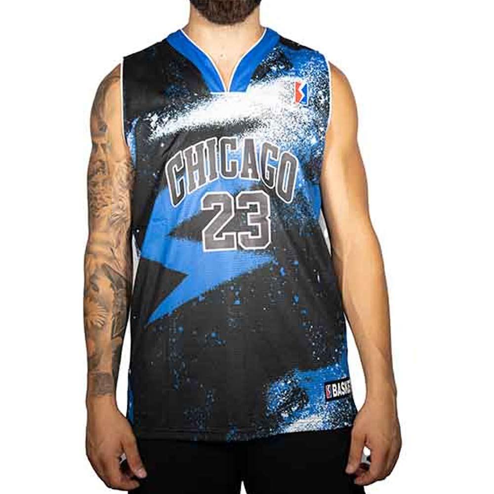 Chicago Men's Black/Blue Basketball Jersey – Sport Zone affordable