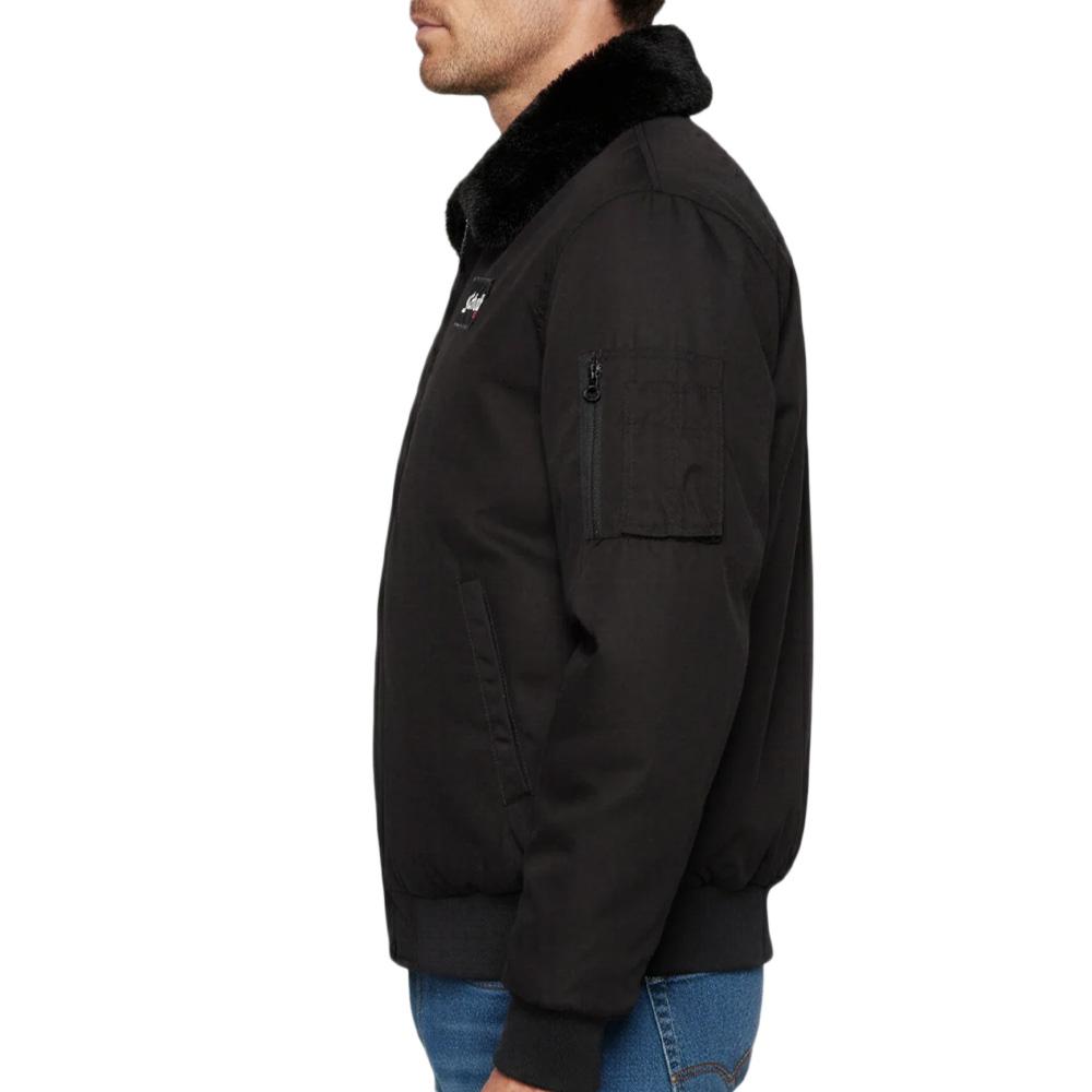 Jacke Schwarz Mann Schott AIRTOP Ansicht 2