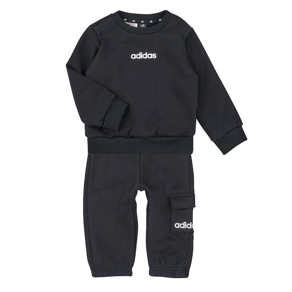 Conjunto de chándal negro para niño de Adidas Lin barato