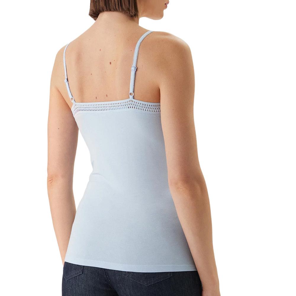 Hellblaues Tanktop Frau Morgan Barba Ansicht 2
