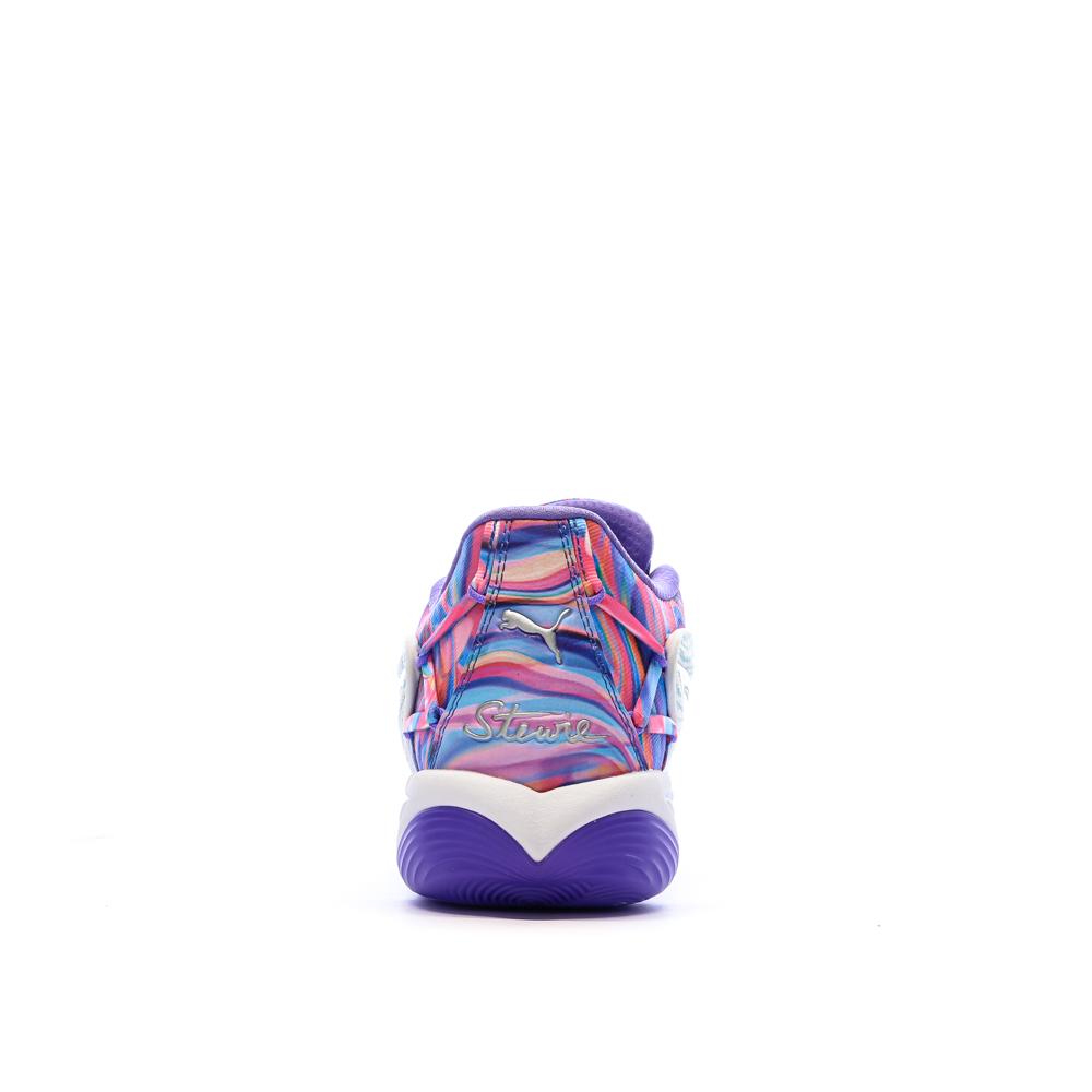 Puma Basketball Shoes White/Blue For Men Stewie Photo of the Espace des Marques %store% store - view of %key%