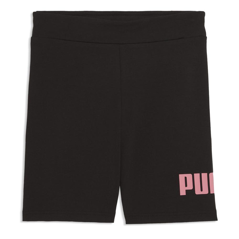 Pantalón corto negro/rosa para niña Puma Ess 2 Color barato