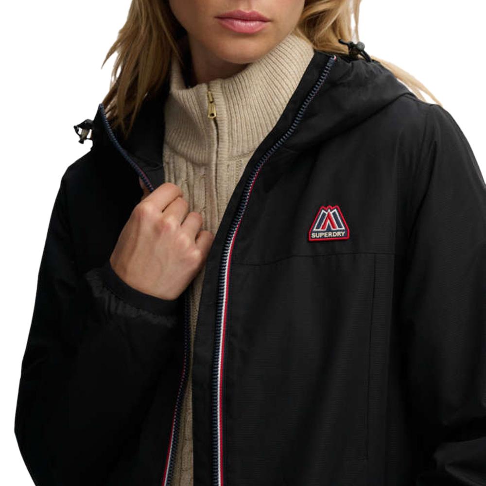 Veste de Pluie Noire Femme Superdry Essential Tri Windbreaker vue 2
