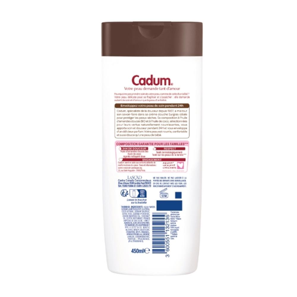 Gel de ducha surgras con aceite de coco Cadum 450 ml ver 2