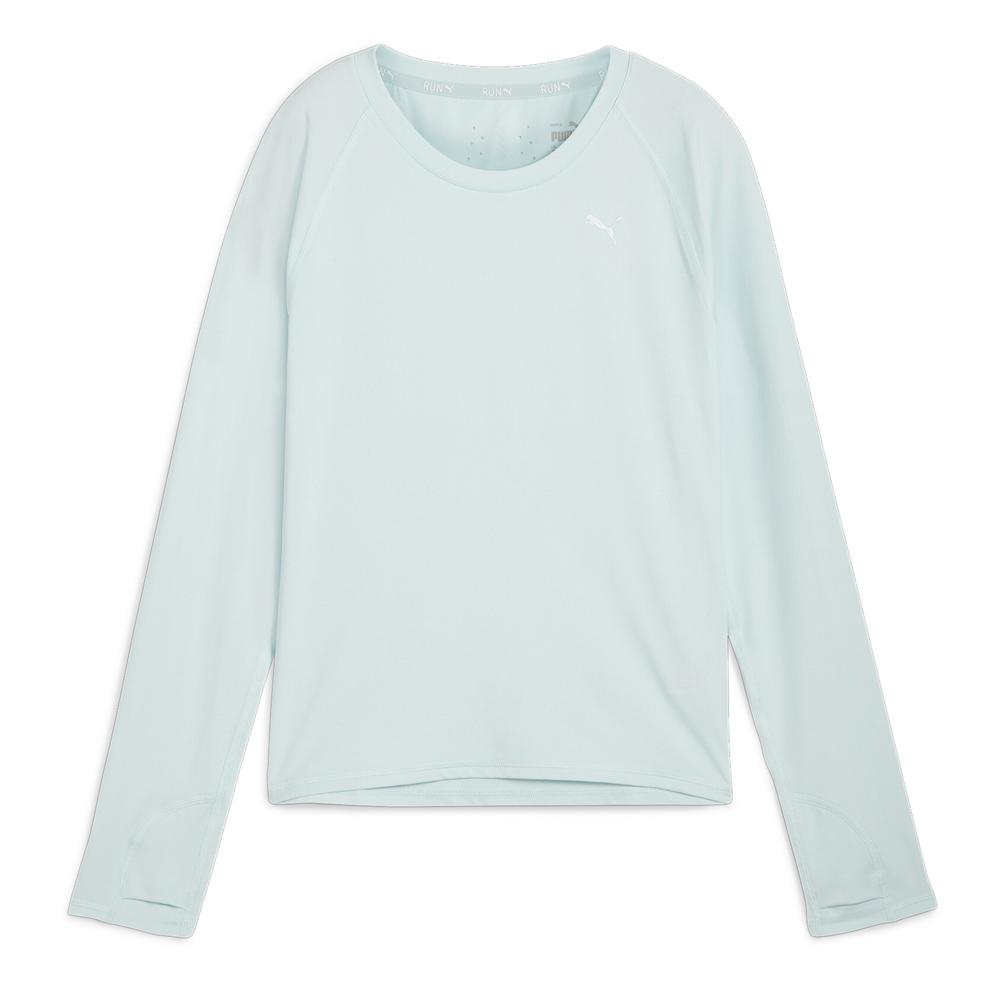 Camiseta de manga larga azul para mujer Puma Run Cloudspun barato