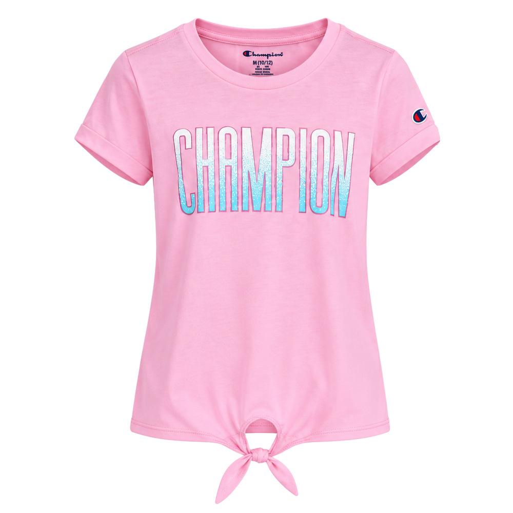 Camiseta rosa/azul para niña Champion Graphic barato