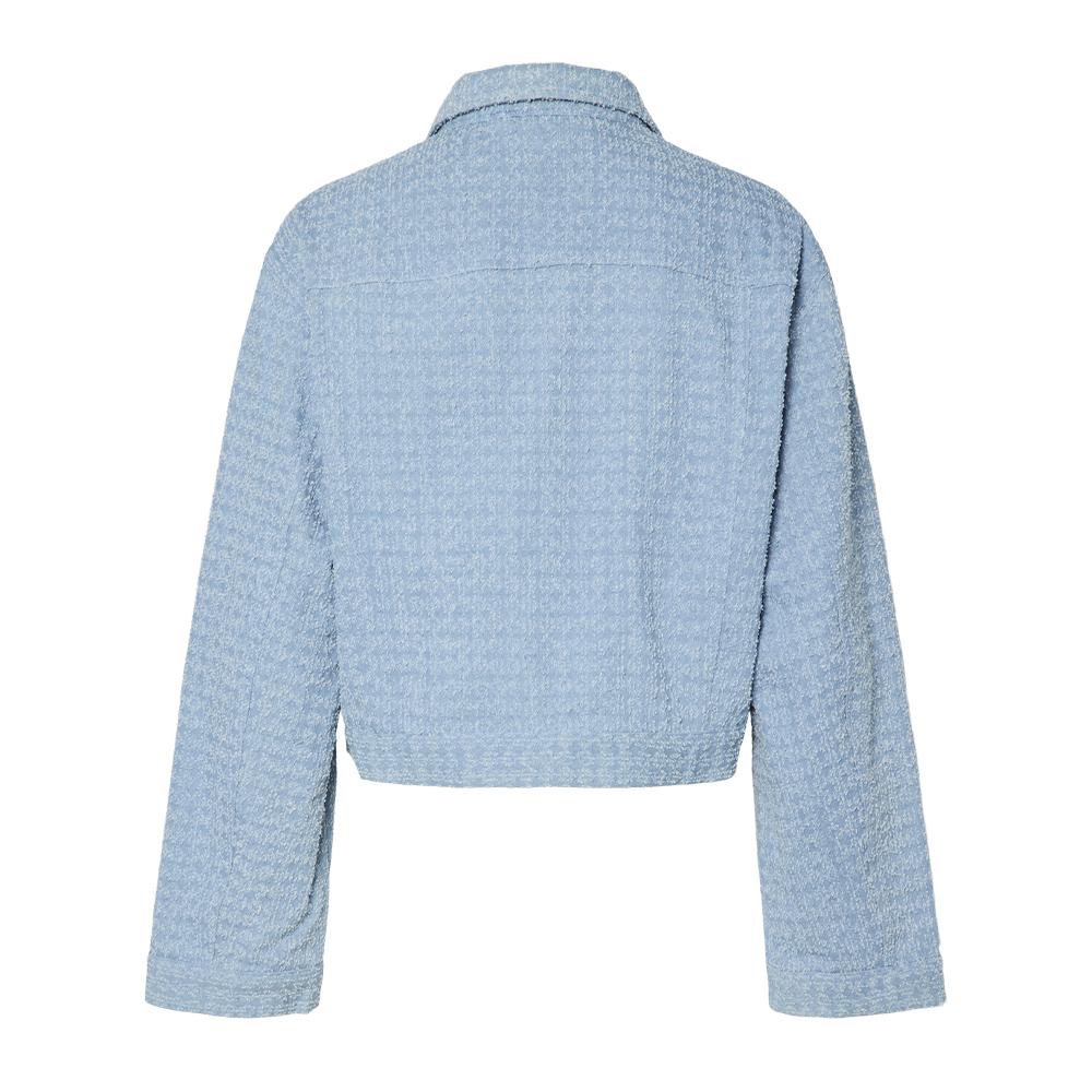 Chaqueta Pieces Jacy Azul Mujer ver 3