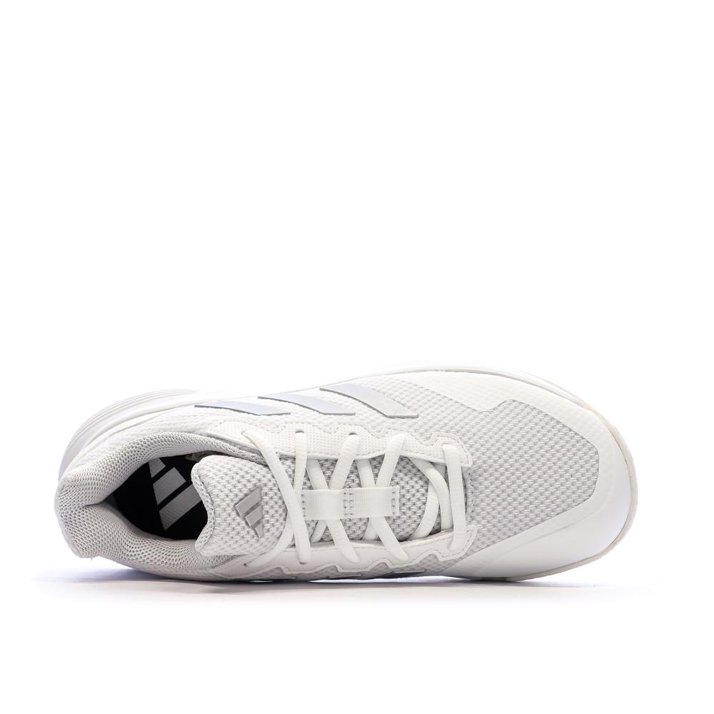 Weiße Damen Adidas Gamecourt 2 W Tennisschuhe Ansicht 4