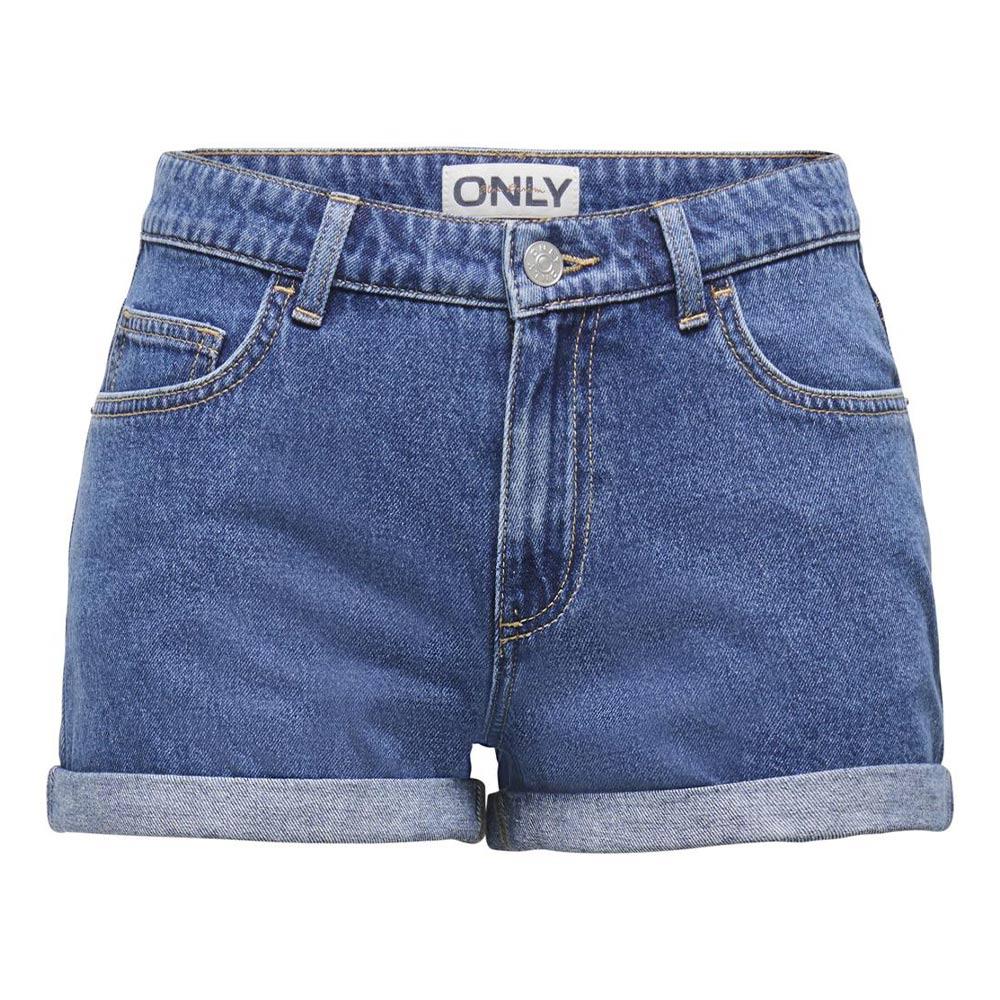 Blaue Damen-Shorts „Only Finna“ günstig