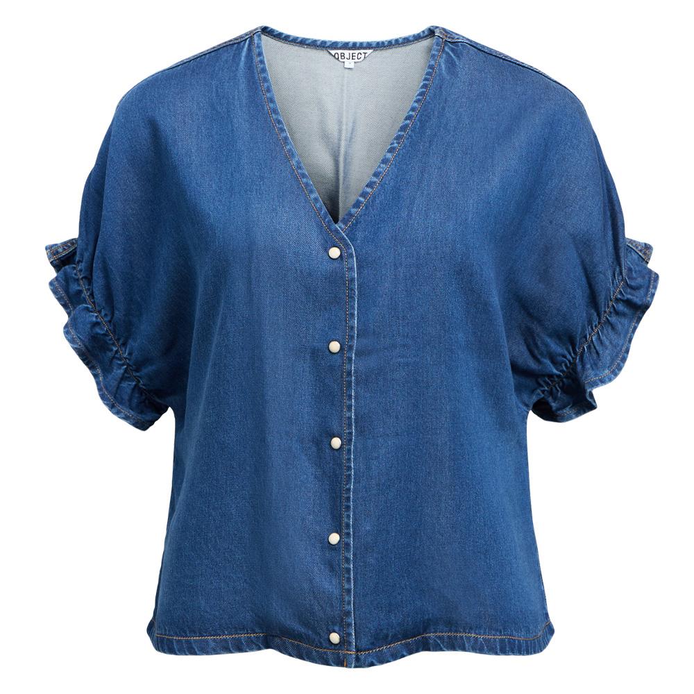 Blouse fluide Bleu femme Vero Moda Frame vue 3