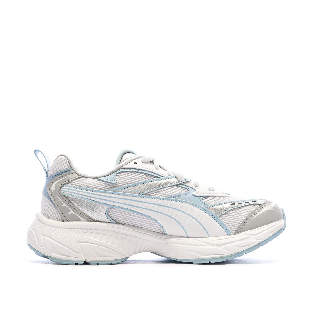 Weiße/hellblaue Puma Morphic Sneaker für Jungen Ansicht 2